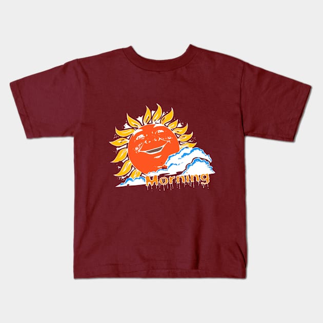 Morning Kids T-Shirt by Juzt PlayART